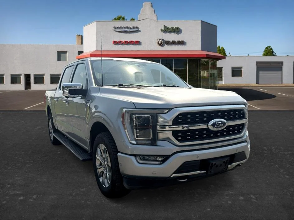 Used 2023 Iconic Silver Metallic Ford Platinum image 1