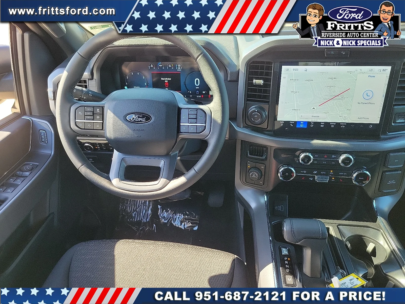 New 2026 Agate Black Metallic Ford XLT image 4