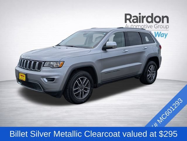 Used 2021 Billet Silver Metallic Clearcoat Jeep Limited image 3