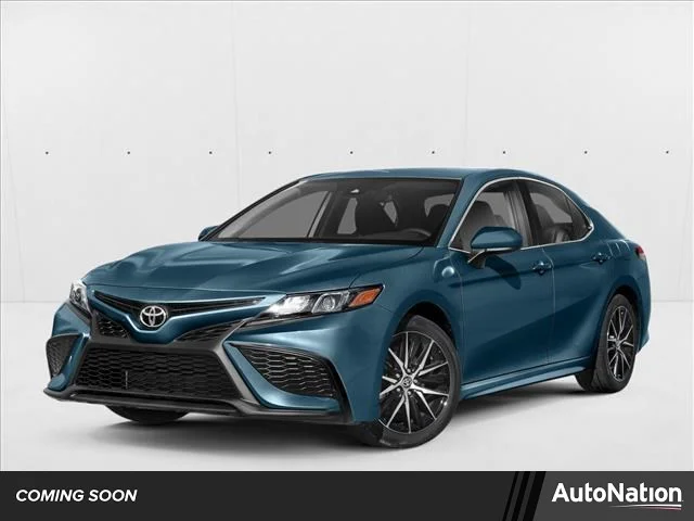 Used 2023 Cavalry Blue Toyota SE image 1