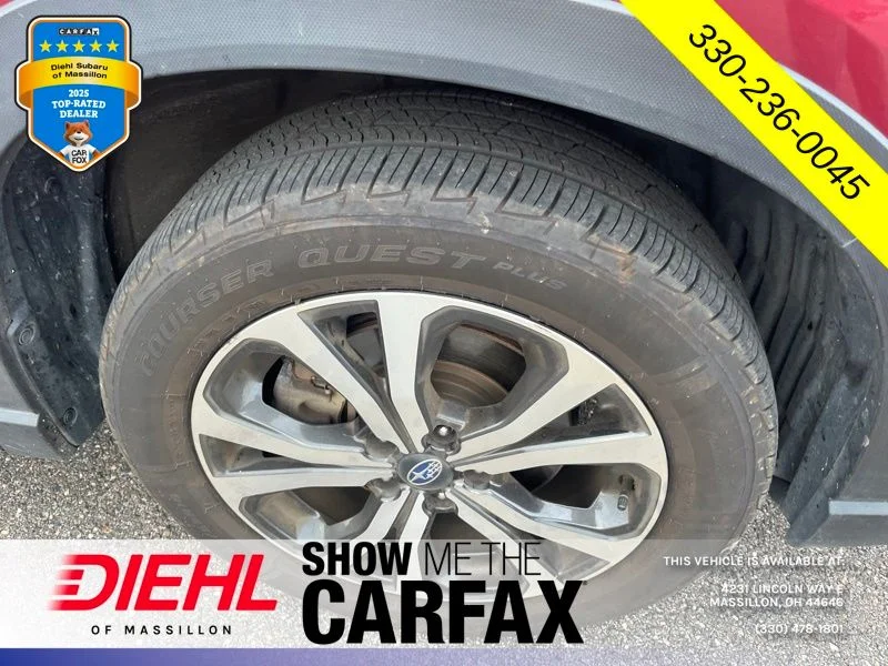 Used 2021 Red Subaru Limited image 7