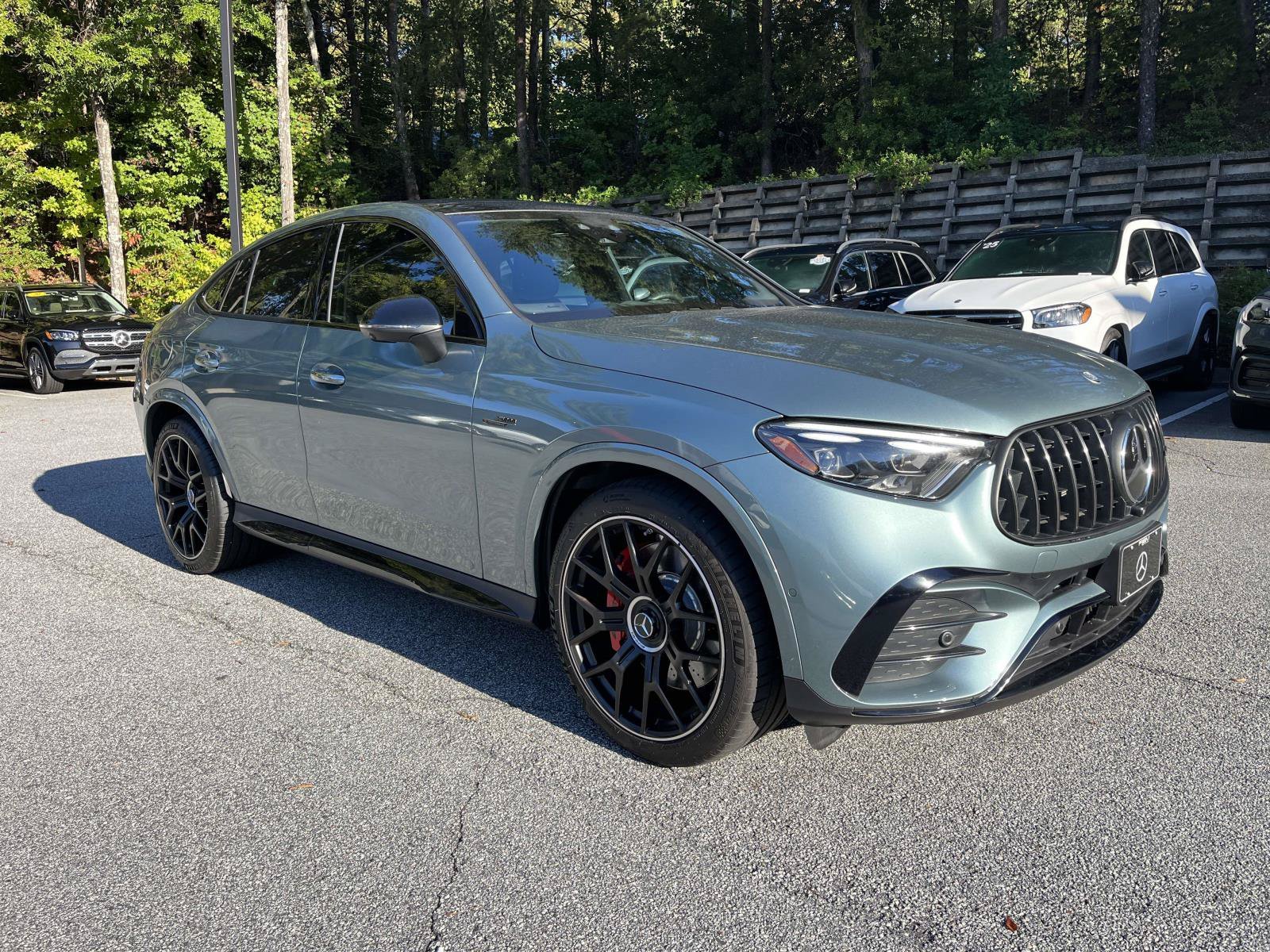 Certified Used 2025 Verde Silver Metallic Mercedes-Benz AMG® GLC 63 S E Performance 4MATIC® Coupe image 6