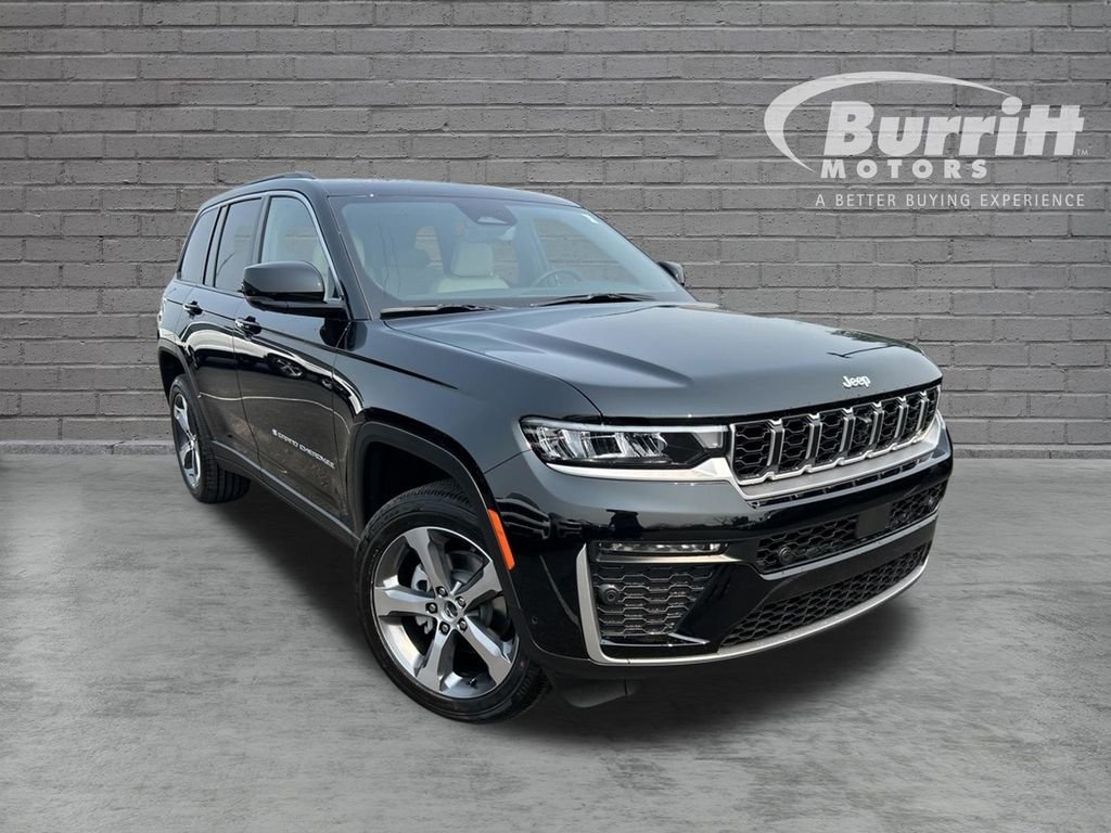 New 2026 Diamond Black Crystal Pearlcoat Jeep Limited image 1