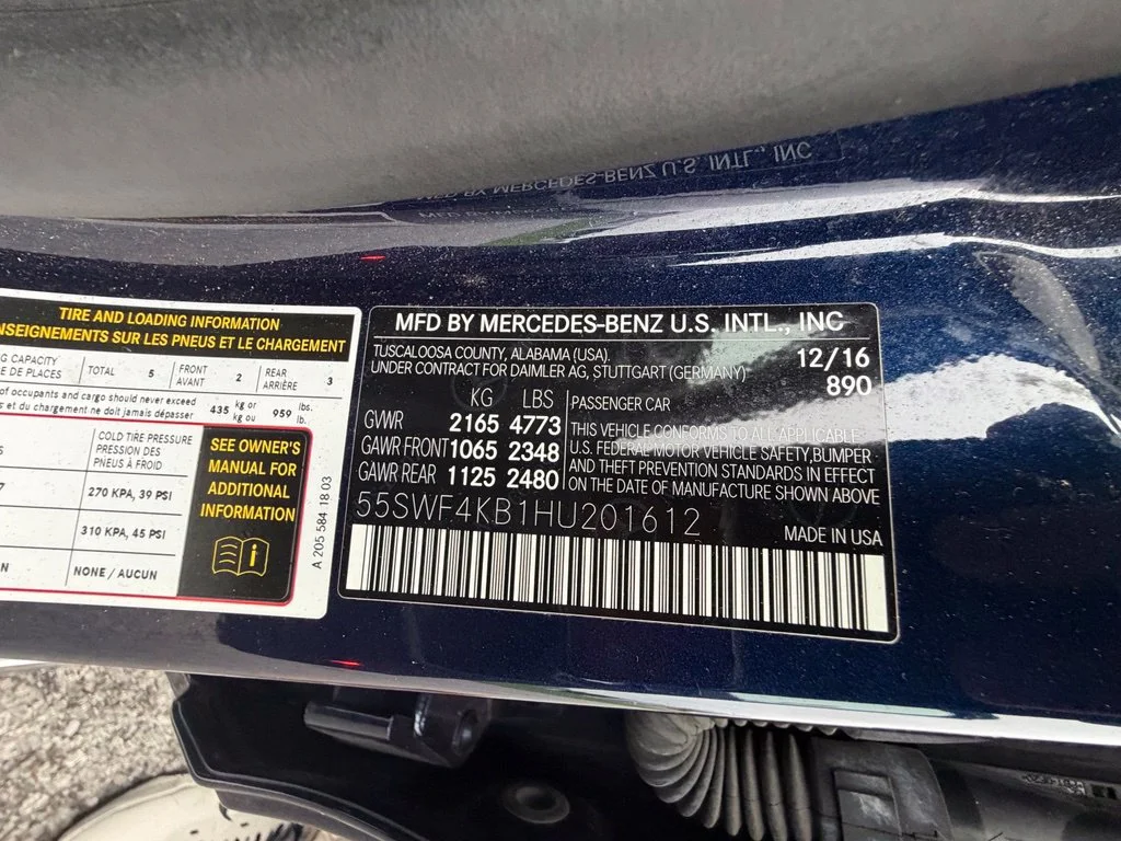 Used 2017 Blue Mercedes-Benz C 300 image 45
