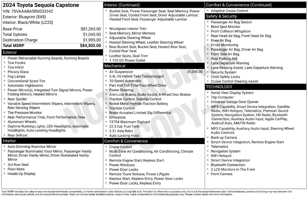 Used 2024 Blue Toyota Capstone image 25