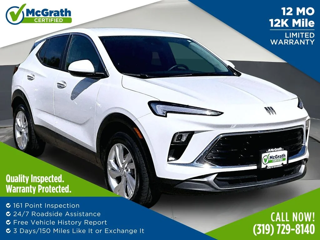 Certified Used 2025 White Buick Preferred image 1