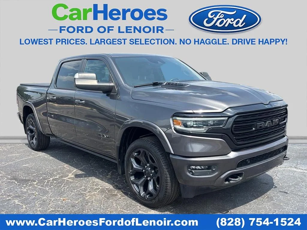 Used 2022 Granite Crystal Clearcoat Metallic Ram Limited image 1