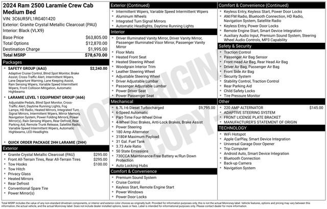 Used 2024 Gray Ram Laramie image 29