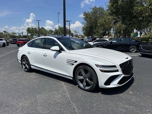 New 2026 White Genesis 3.5T Sport Prestige image 1