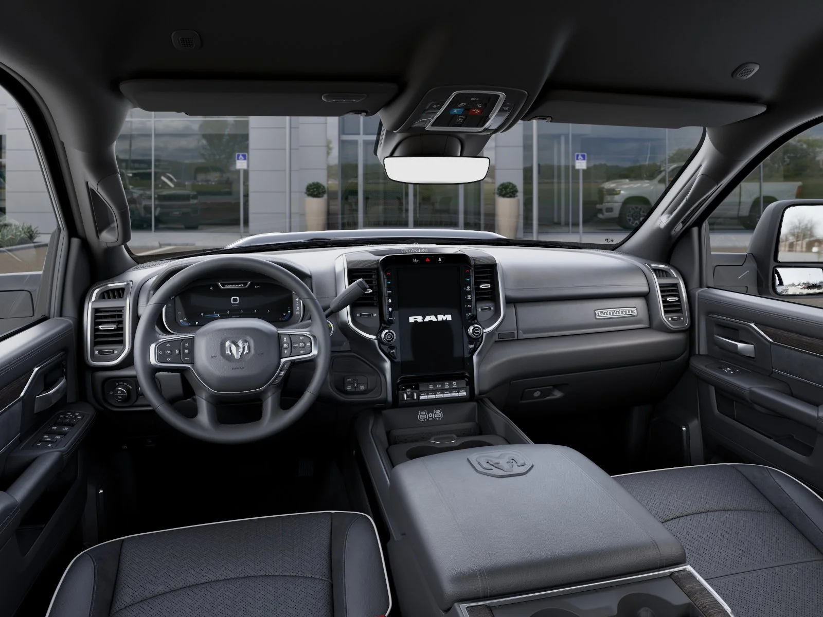 New 2026 Diamond Black Crystal Pearl-Coat Exterior Paint RAM Laramie image 47