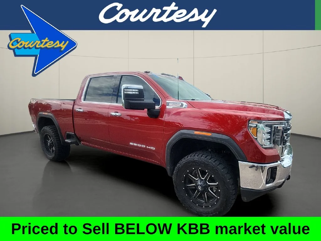 Used 2021 Red GMC SLT image 1