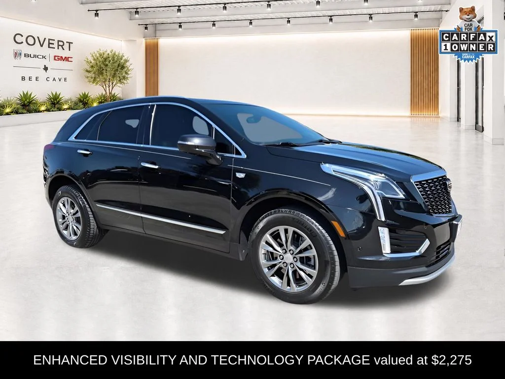 Used 2021 Black Cadillac Premium Luxury image 1