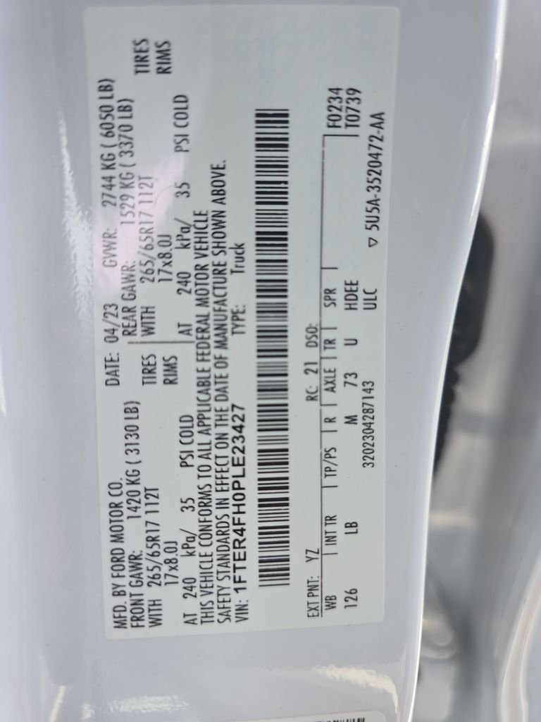 Used 2023 White Ford XLT image 24