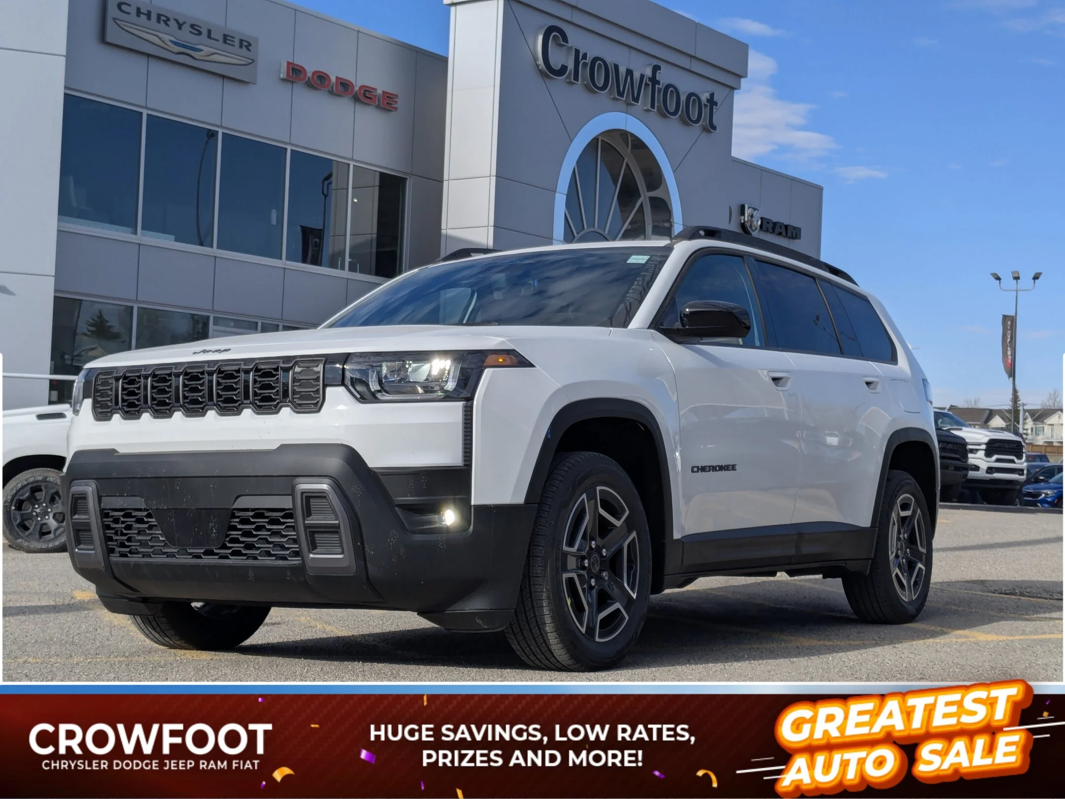 New 2026 White Jeep Laredo - - Hybrid - Mopar Interior Protection Pkg - Adaptive Cruise - 12.3 Display & More! image 1