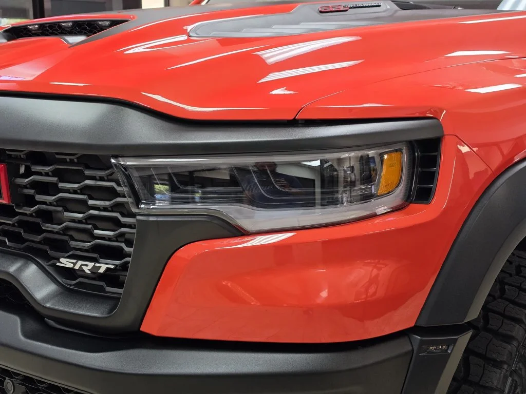 New 2027 Spitfire Orange Clear-Coat Paint RAM TRX SRT image 7