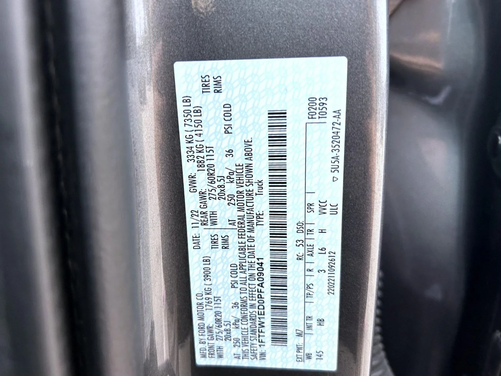 Used 2023 Gray Ford Lariat image 25
