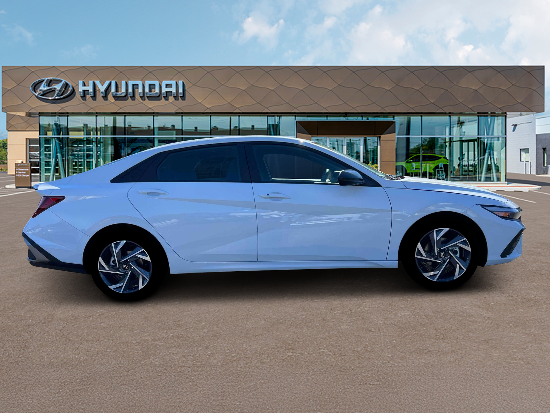 New 2025 White Hyundai SEL Sport image 9