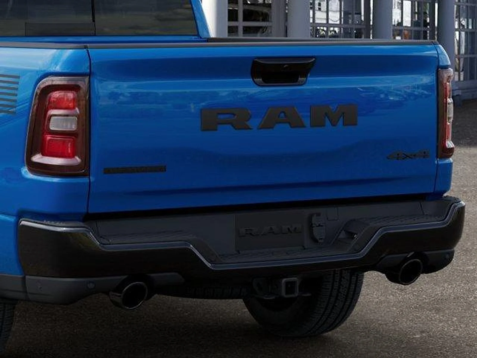 New 2026 Hydro Blue Pearlcoat RAM Big Horn Crew Cab 4x4 5