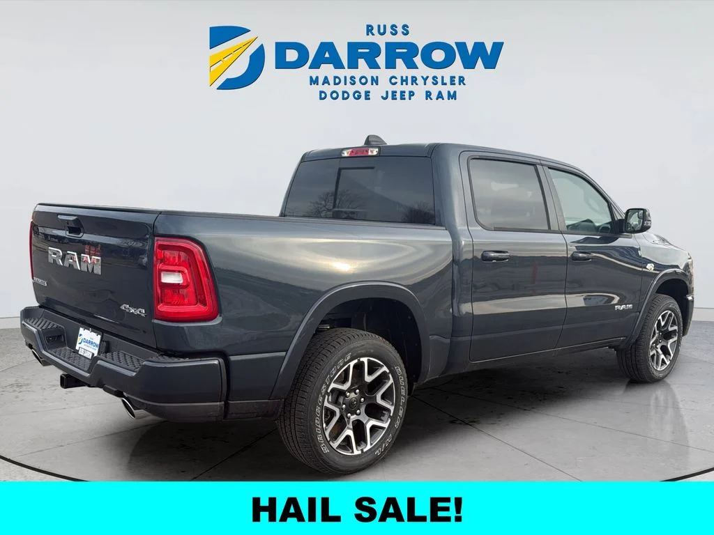New 2026 Forged Blue Metallic Exterior Paint RAM Laramie image 5