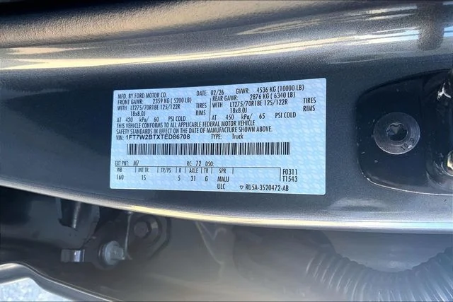 New 2026 Carbonized Gray Metallic Ford F-250® XL image 13