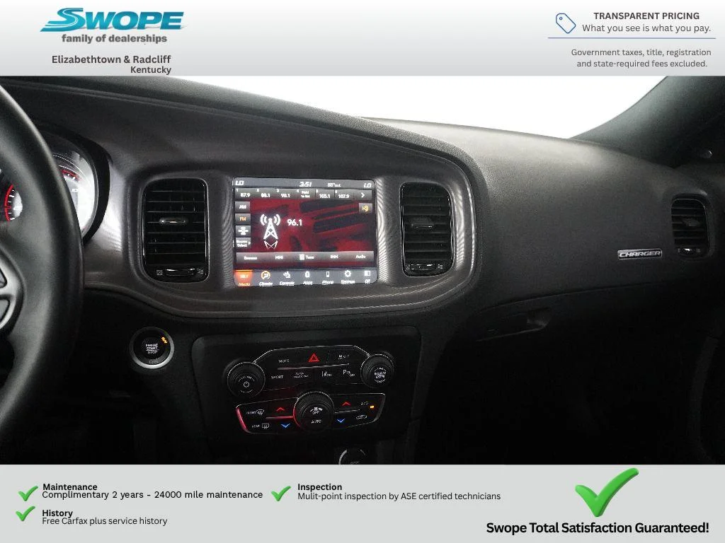Used 2023 Pitch Black Clearcoat Dodge GT image 19