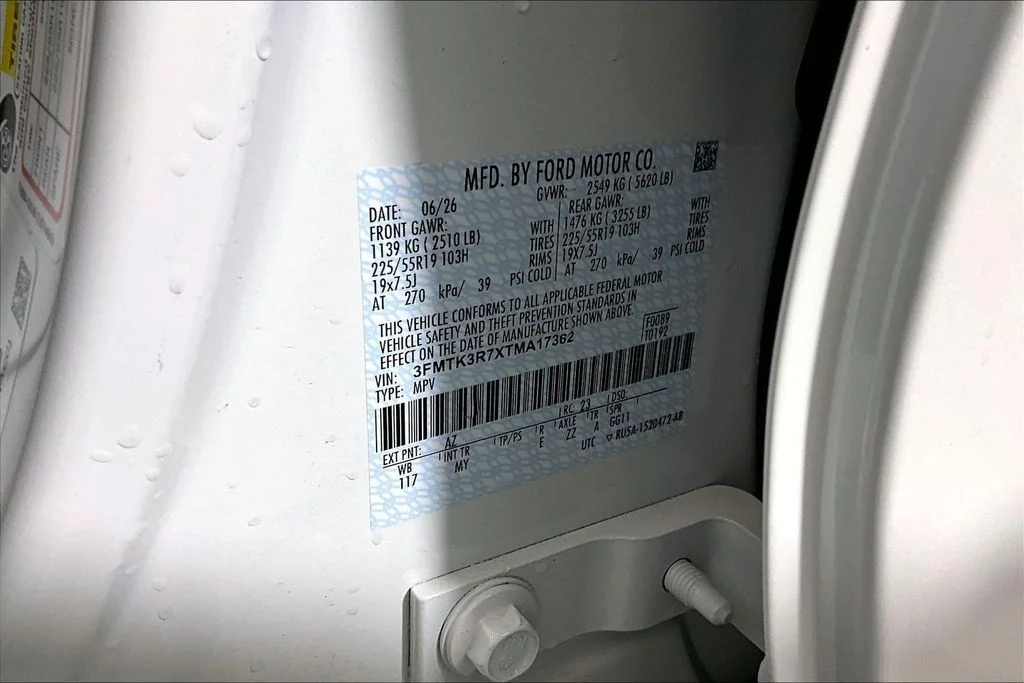 New 2026 Star White Metallic Tri-coat Ford Premium image 12