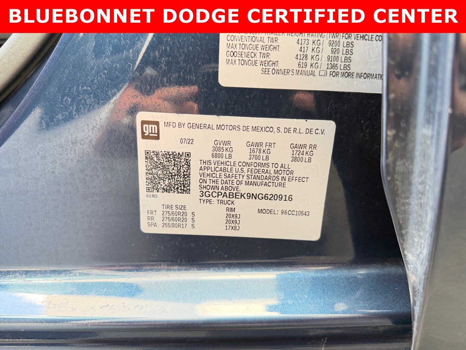 Used 2022 Northsky Blue Metallic Chevrolet Custom image 24