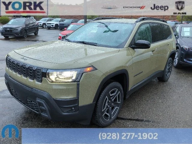 Certified Used 2026 Green Jeep Laredo image 1