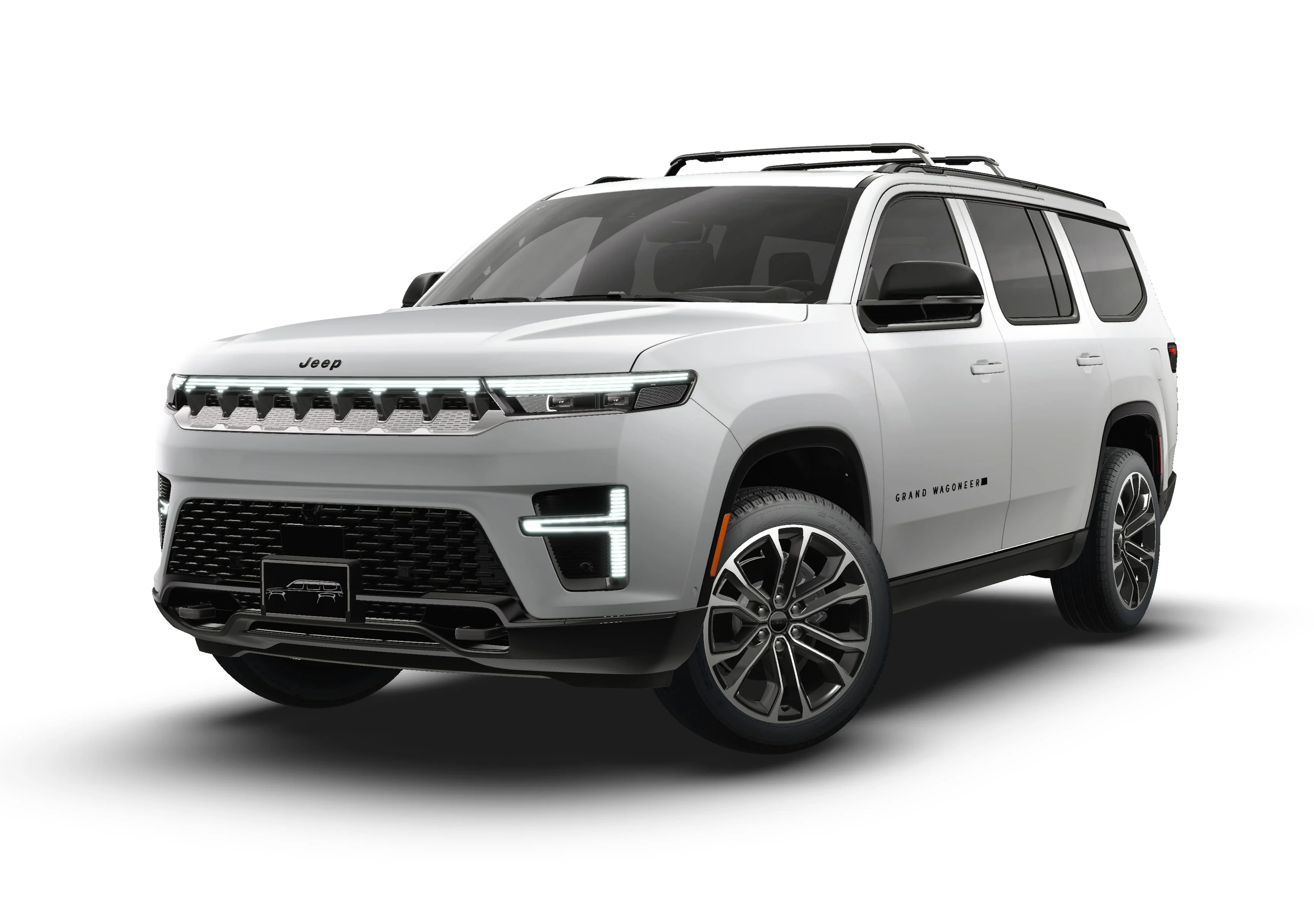New 2026 Bright White Clear-Coat Exterior Paint Jeep Grand Wagoneer image 1