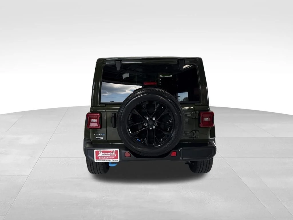 Used 2023 Green Jeep Sahara 4xe image 4