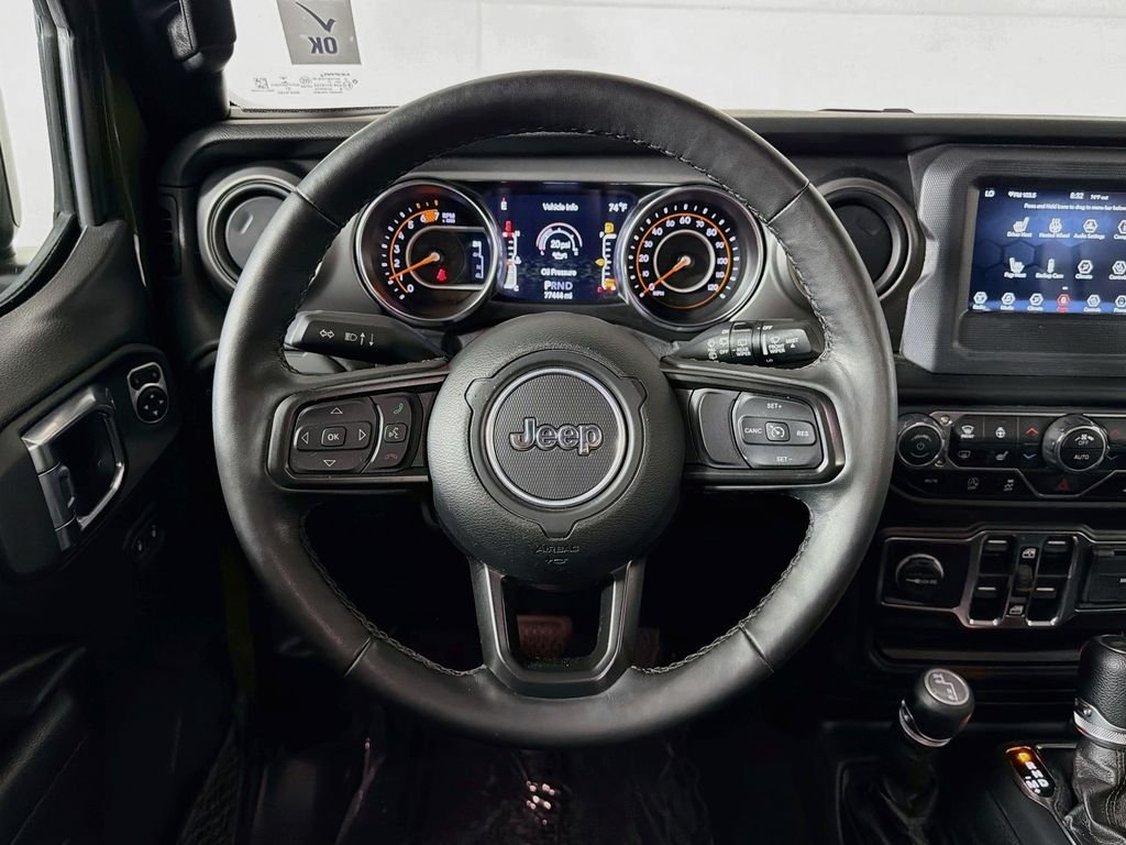 Used 2021 Green Jeep Unlimited Willys image 11