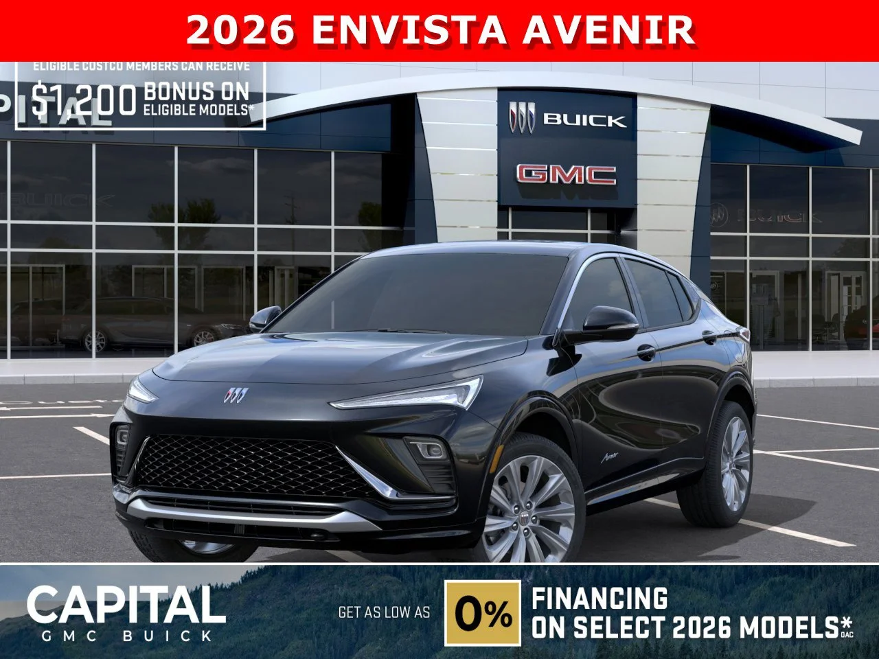 New 2026 EBONY TWILIGHT METALLIC Buick Avenir image 1