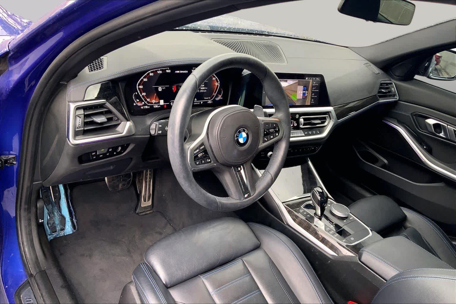 Used 2021 Portimao Blue Metallic BMW M340i xDrive image 15