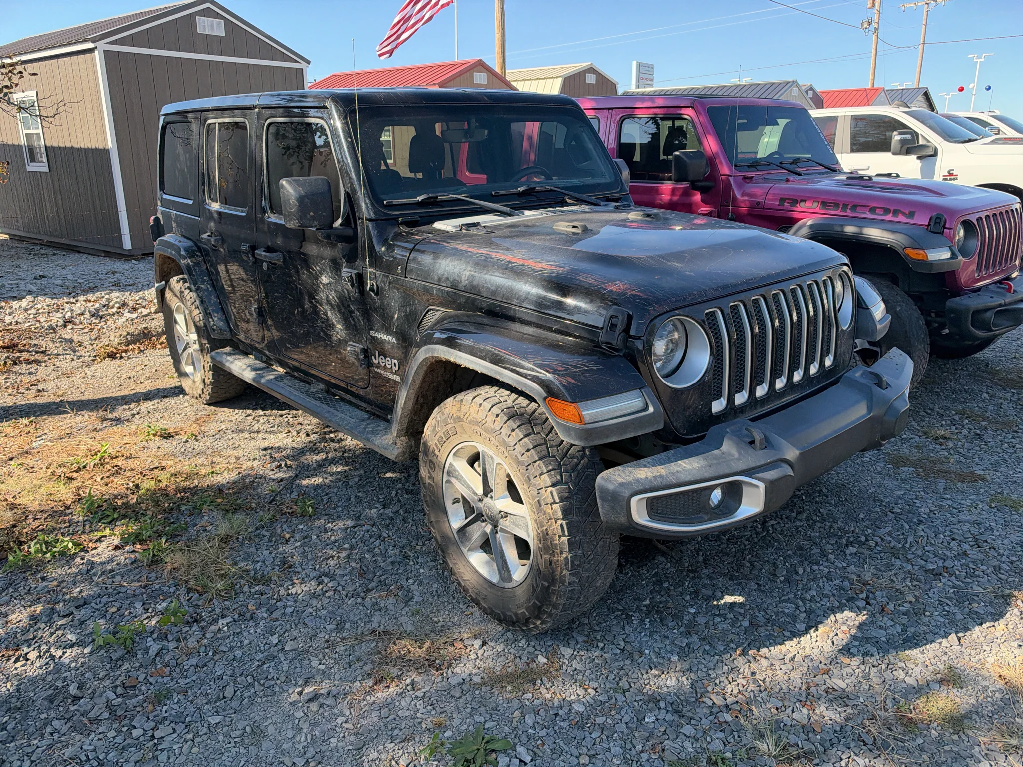 Used 2020 Black Clearcoat Jeep North Edition image 1