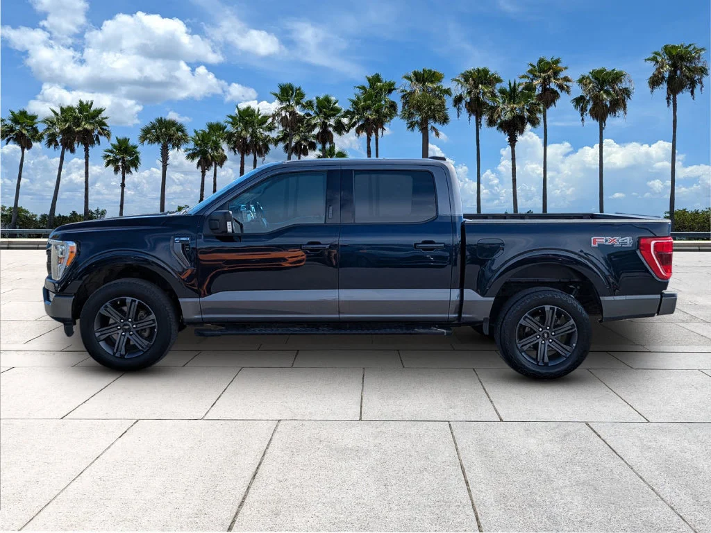 Used 2023 Antimatter Blue Metallic Ford XLT image 6