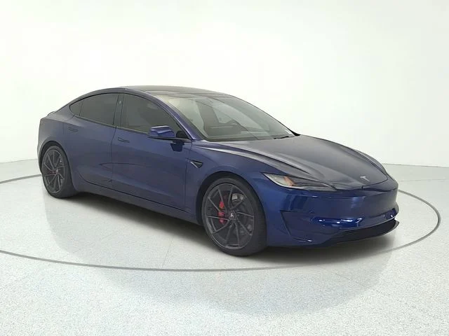 Used 2025 Deep Blue Metallic Tesla Performance image 8