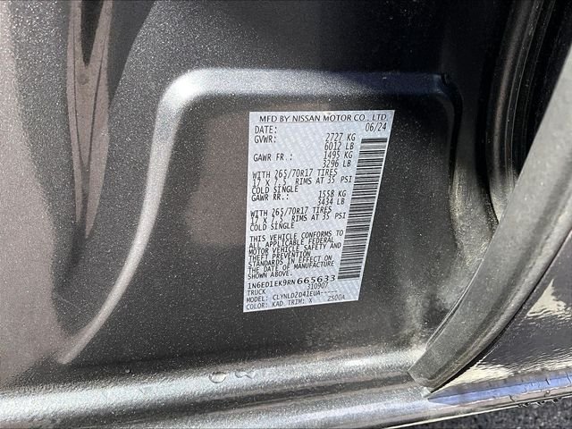 Used 2024 Gun Metallic Nissan PRO-4X image 34