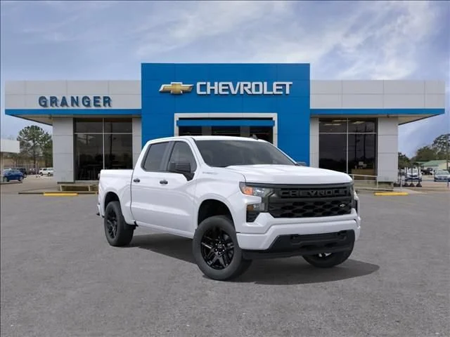 New 2026 Chevrolet Silverado 1500 Custom Rear Wheel Drive Crew Cab