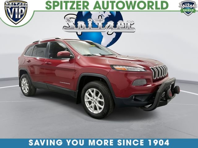 Used 2015 Deep Cherry Red Crystal Pearlcoat Jeep Latitude image 1