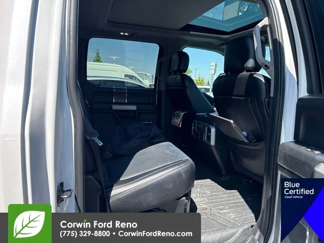 Used 2018 White Platinum Clearcoat Metallic Ford Lariat image 14