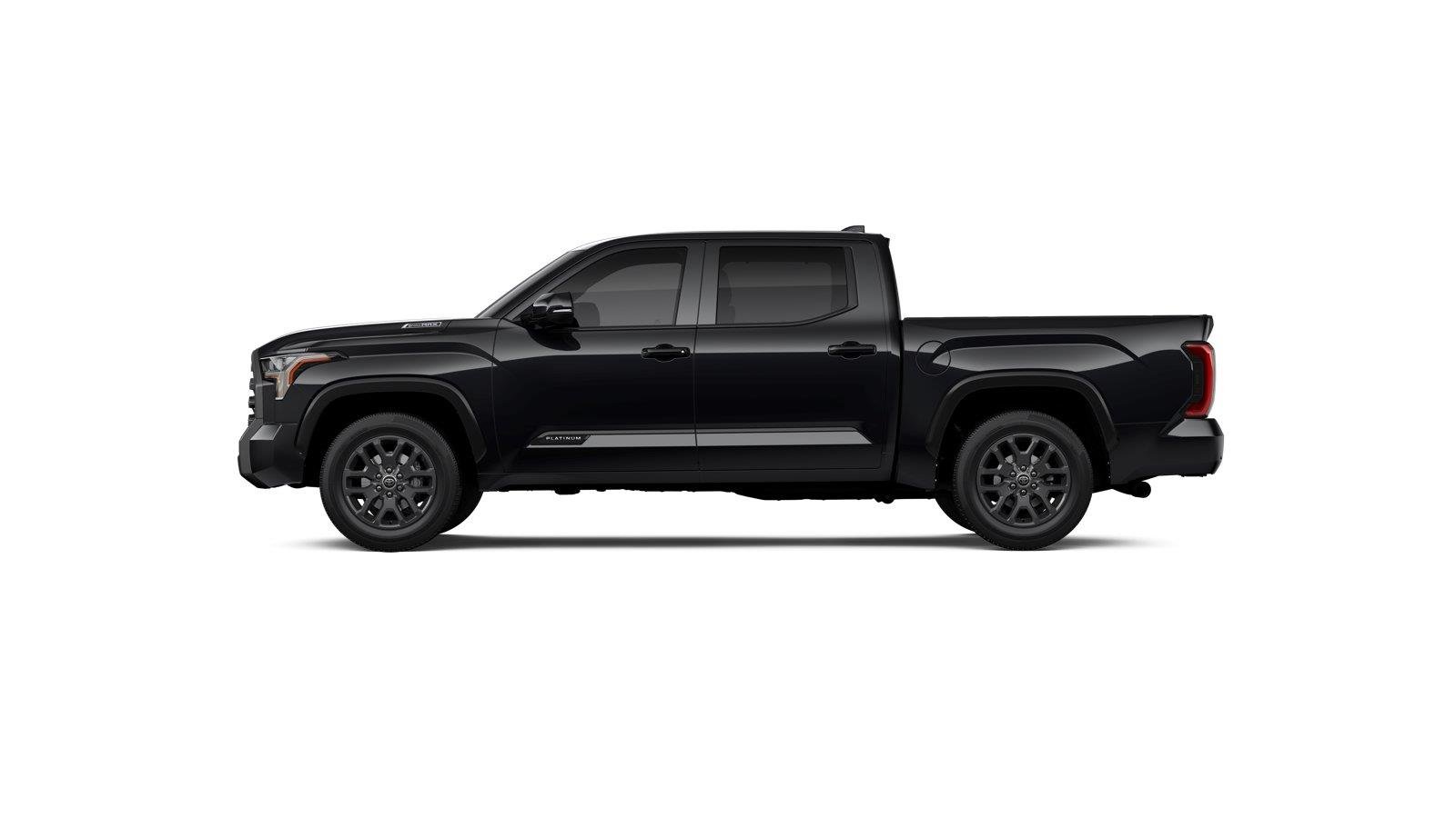 New 2026 Midnight Black Metallic Toyota Tundra Platinum image 3