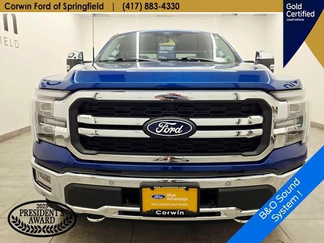 Certified Used 2024 Atlas Blue Metallic Ford Lariat image 8