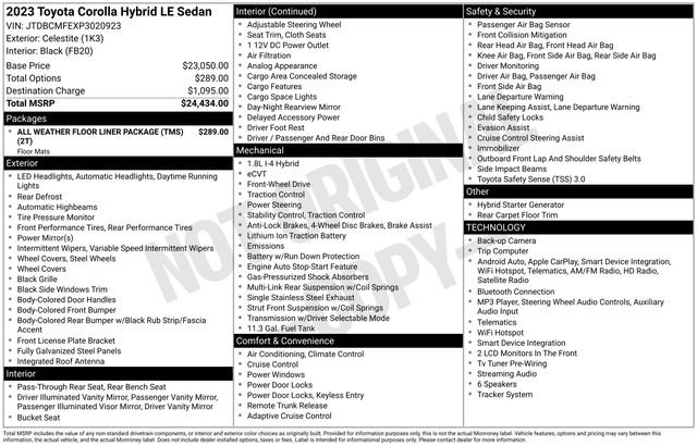 Certified Used 2023  Toyota LE image 6