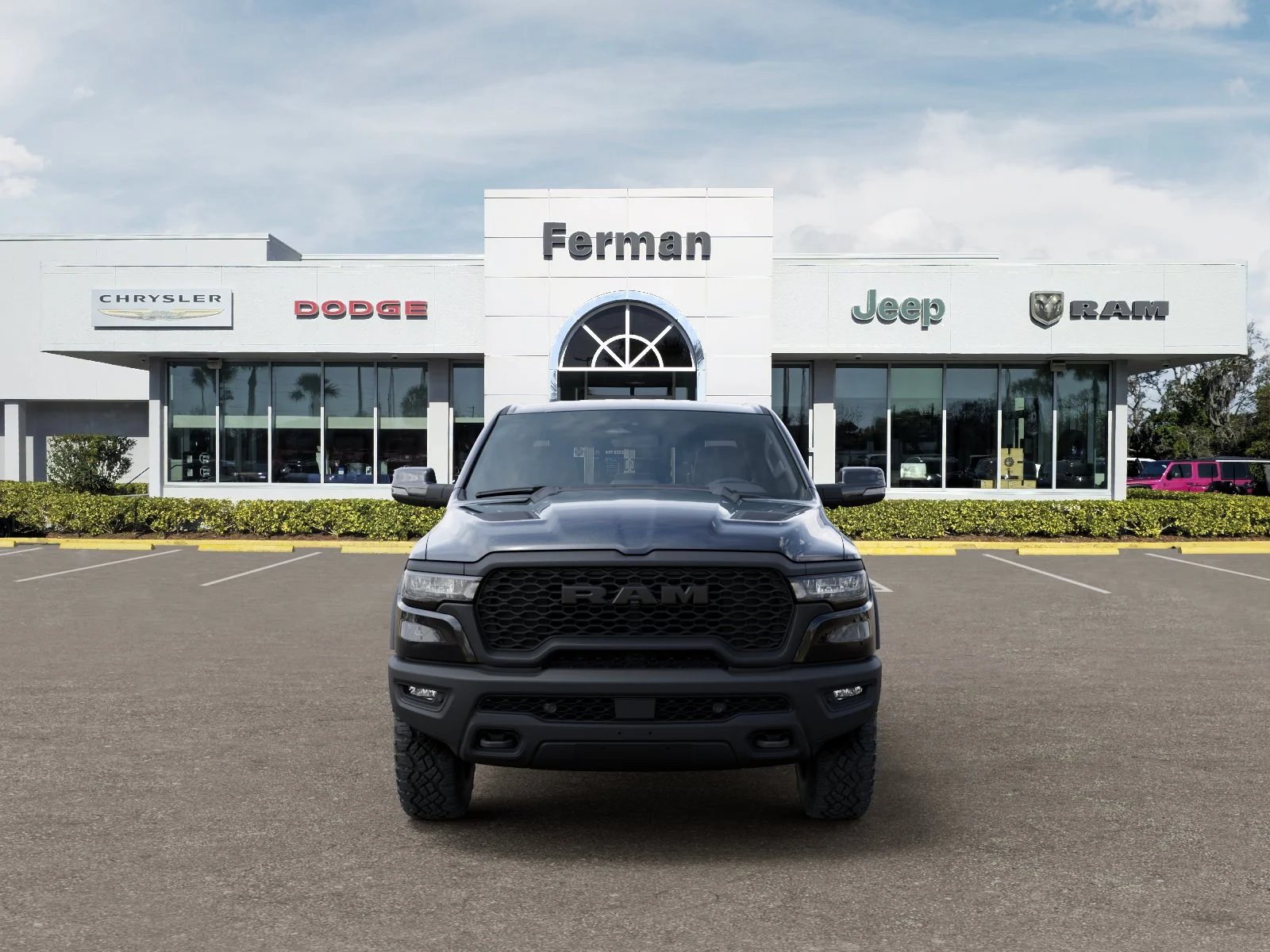 New 2026 Diamond Black Crystal Pearl-Coat Exterior Paint RAM Rebel image 6