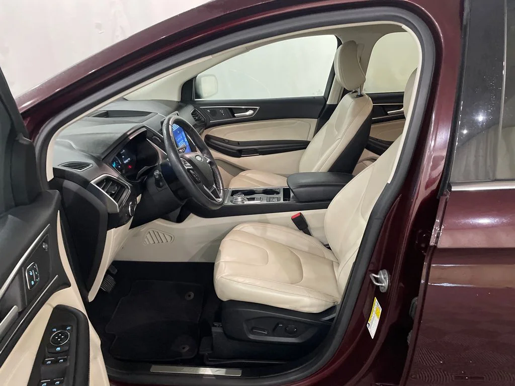 Used 2022 Burgundy Velvet Metallic Tinted Clearcoat Ford Titanium image 13