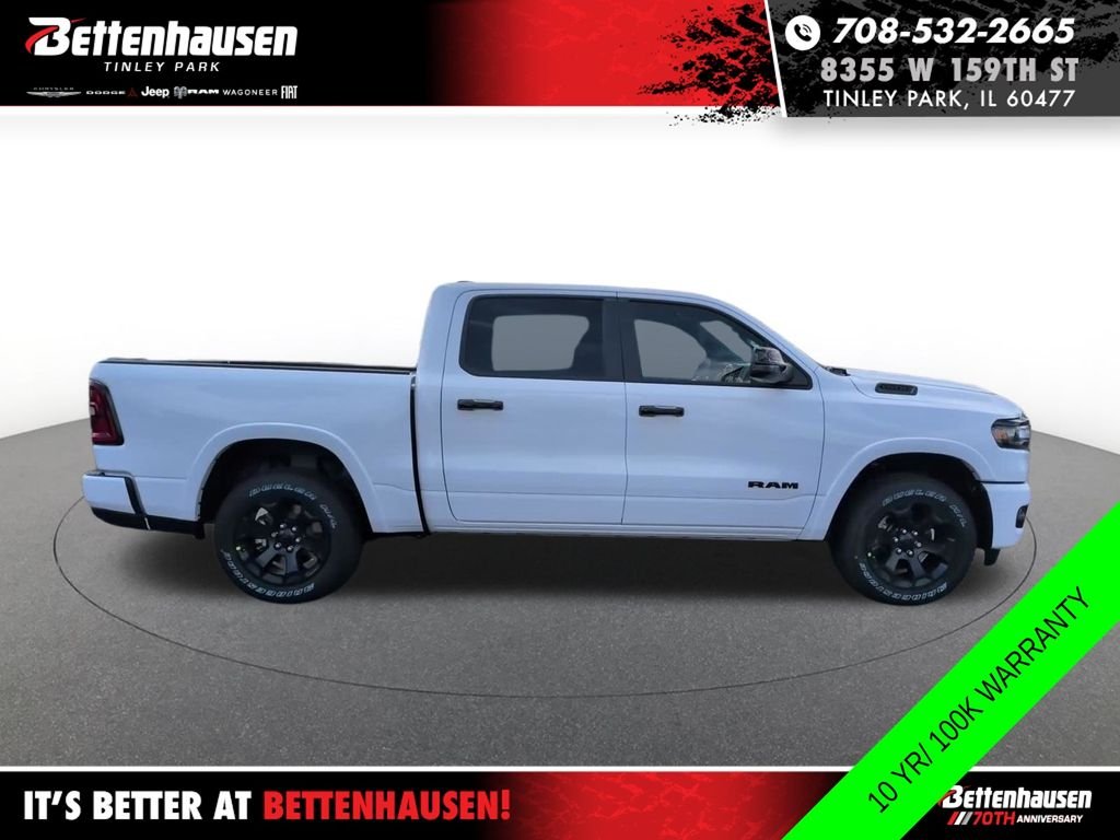 New 2026 Bright White Clear-Coat Exterior Paint RAM Big Horn/Lone Star image 6