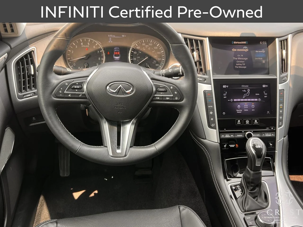 Certified Used 2023 Pure White INFINITI LUXE image 9