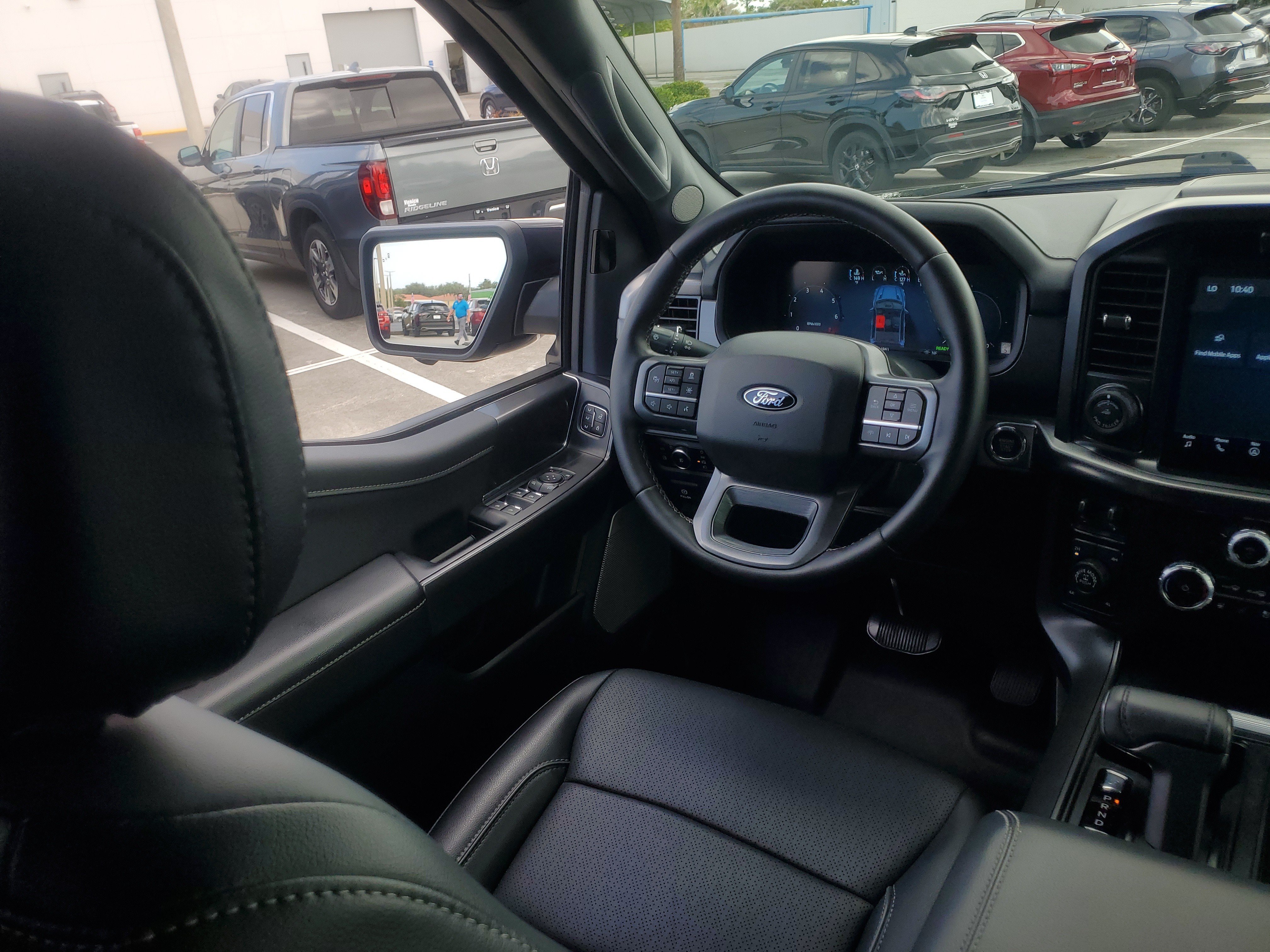 Used 2025 Antimatter Blue Metallic Ford LARIAT image 21