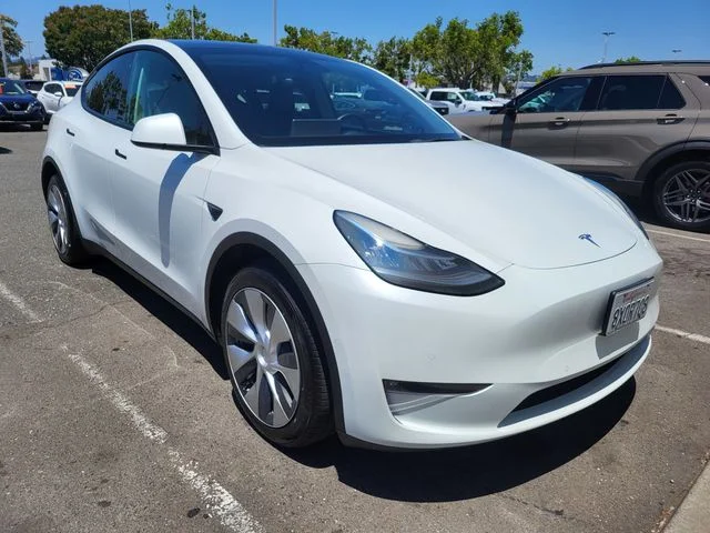 Used 2021 Pearl White Multi Tesla Long Range image 1