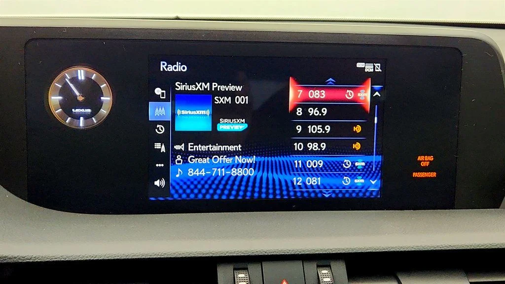 Used 2021 Ultra White Lexus ES 350 F SPORT w/ F SPORT Heated Leather Steering Wheel image 19